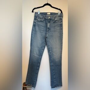MOTHER Light Blue Straight Leg Jeans